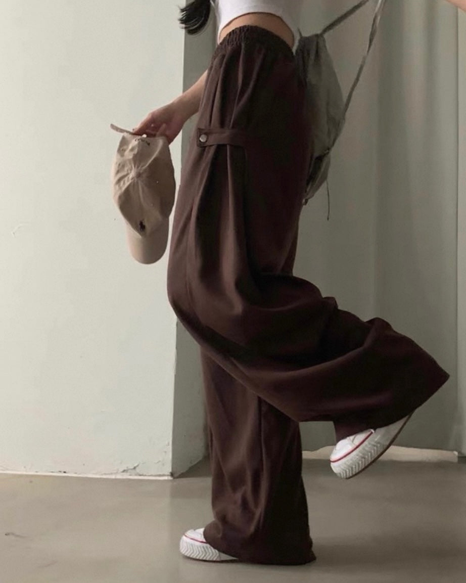 サイドワイドプレスパンツ