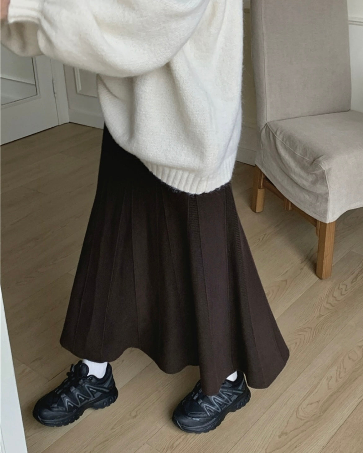 マーメイドニットスカート