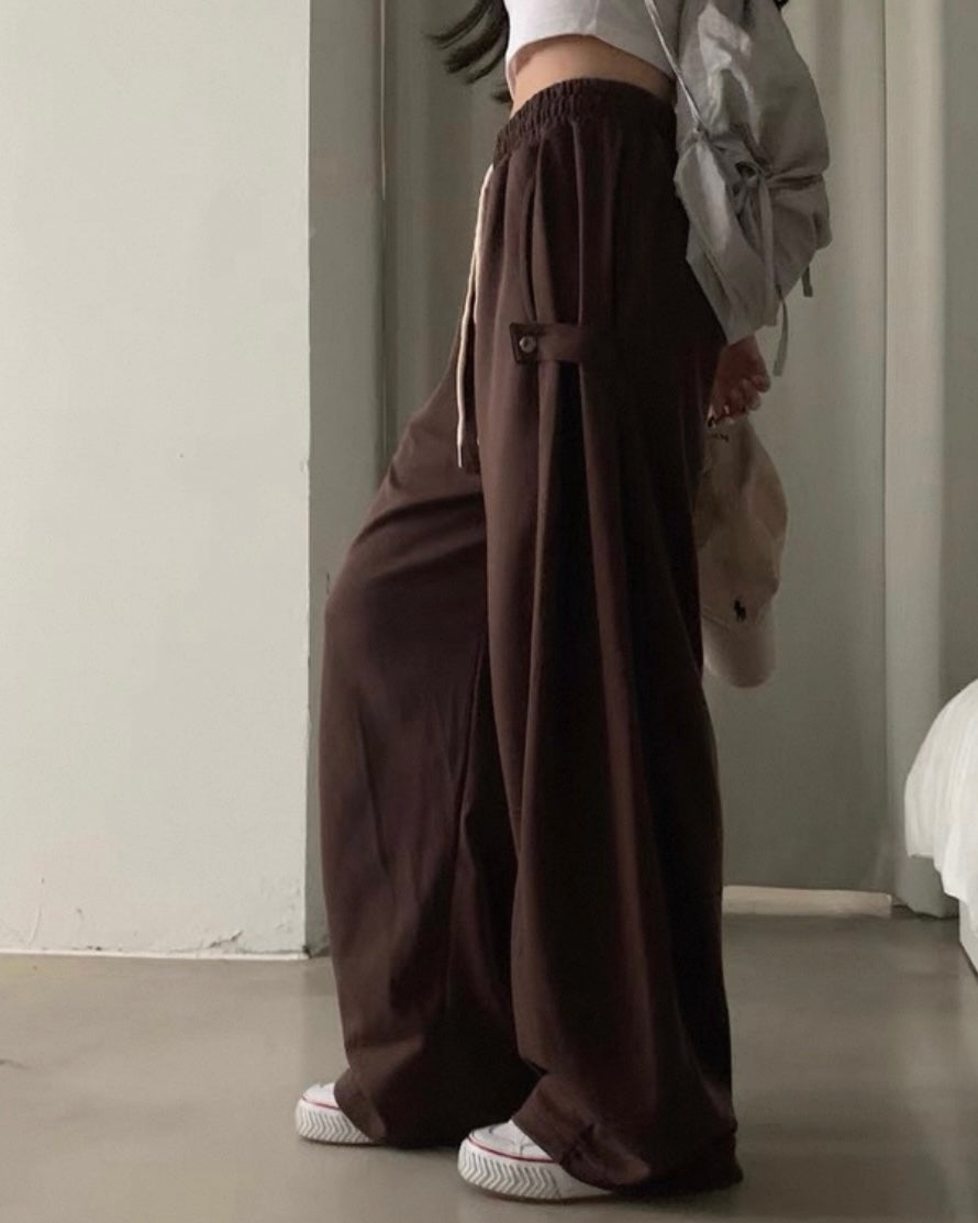 サイドワイドプレスパンツ