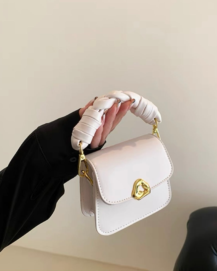 2wayツイストハンドルミニショルダーバッグ