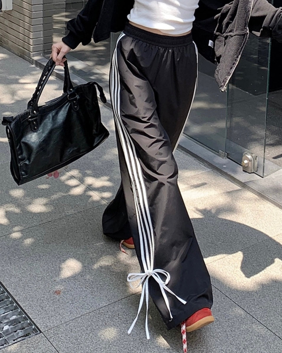サイドリボンラインパンツ