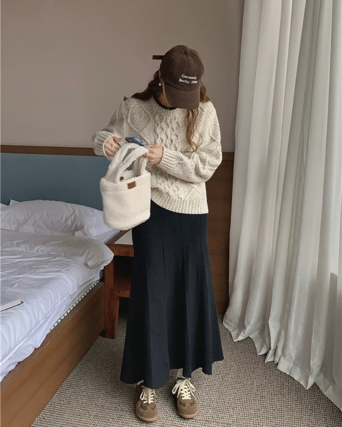 マーメイドニットスカート