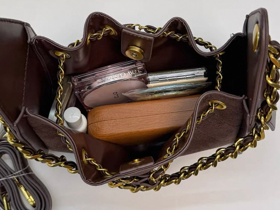 《11/14新作》2wayチェーンハンドルステッチバッグ