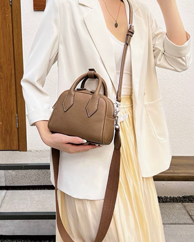 2way幅広ショルダー付きボストンバッグ