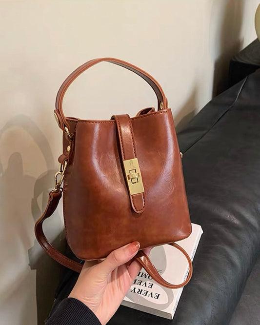《11/14新作》2wayヴィンテージルックバケツバッグ