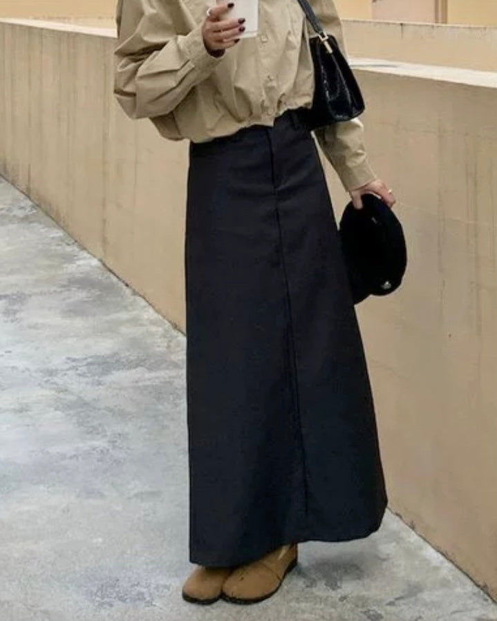 ルーズシルエットロングスカート