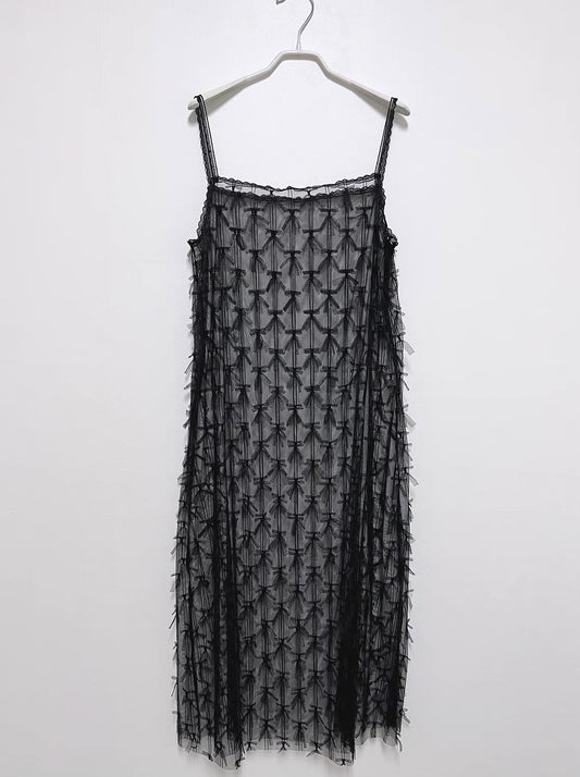 チュールキャミソールワンピース