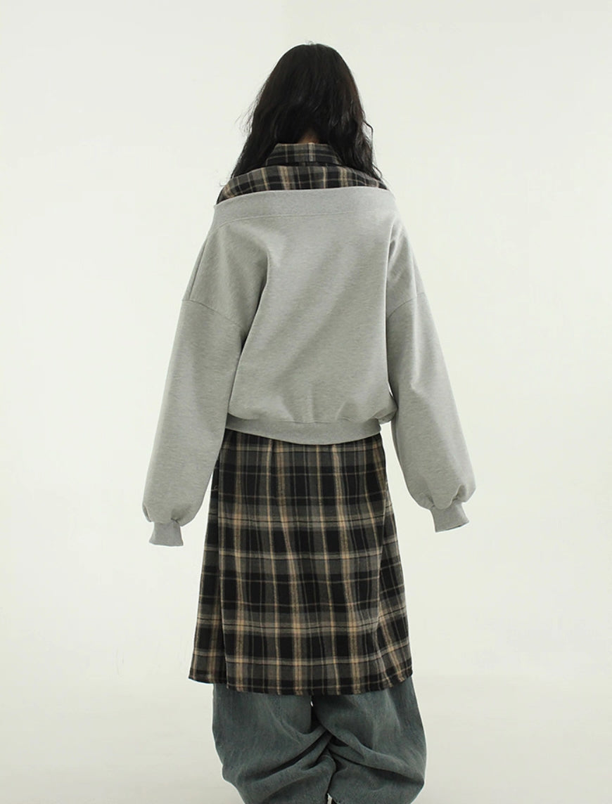 《10/17新作》チェックシャツワンピース