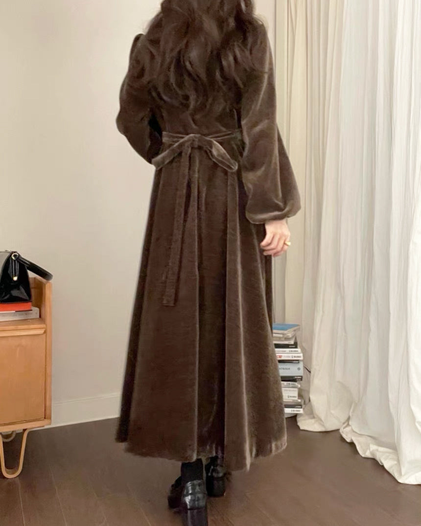 ツートーンバンドカラーワンピース