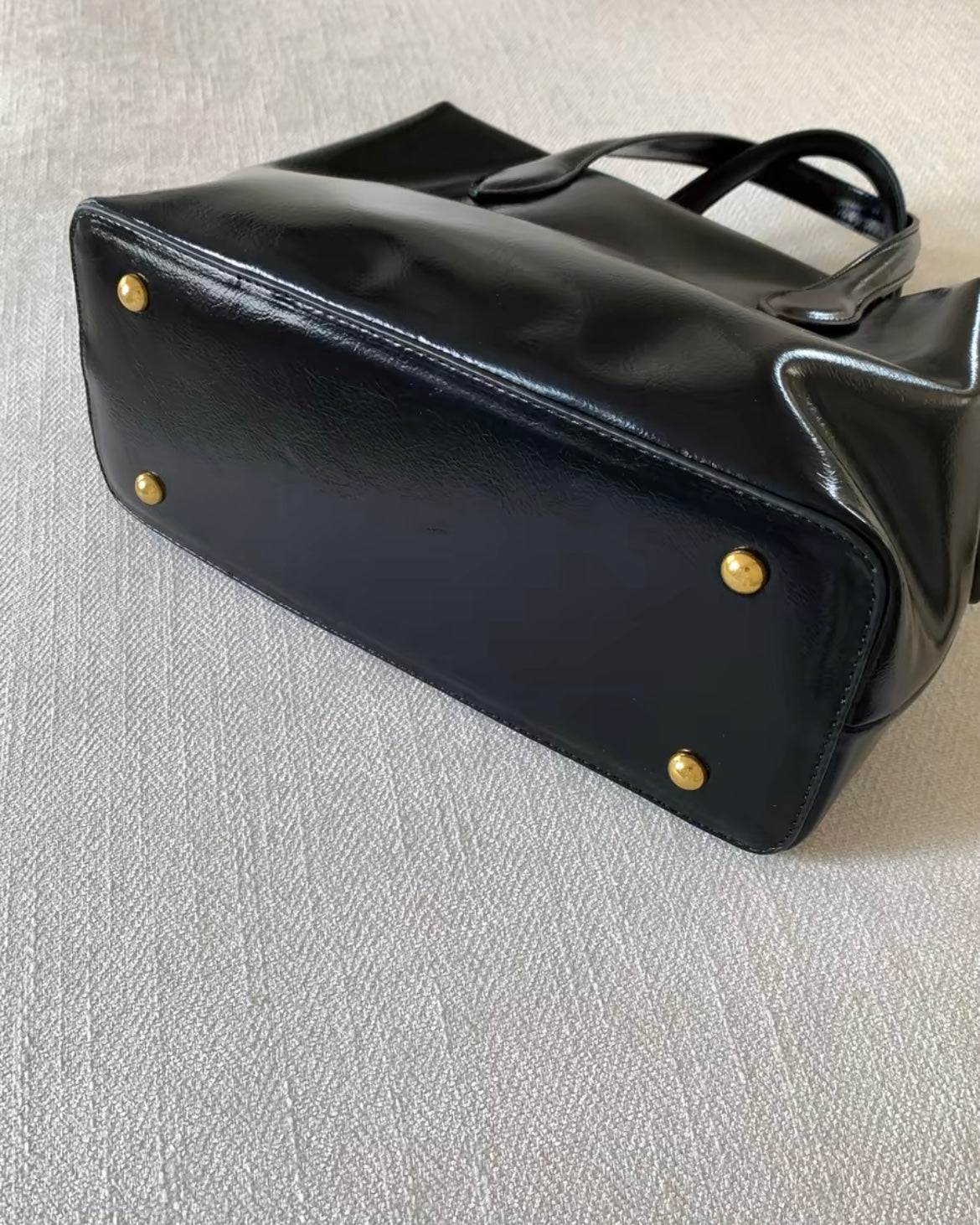スムースレザーボストンバッグ