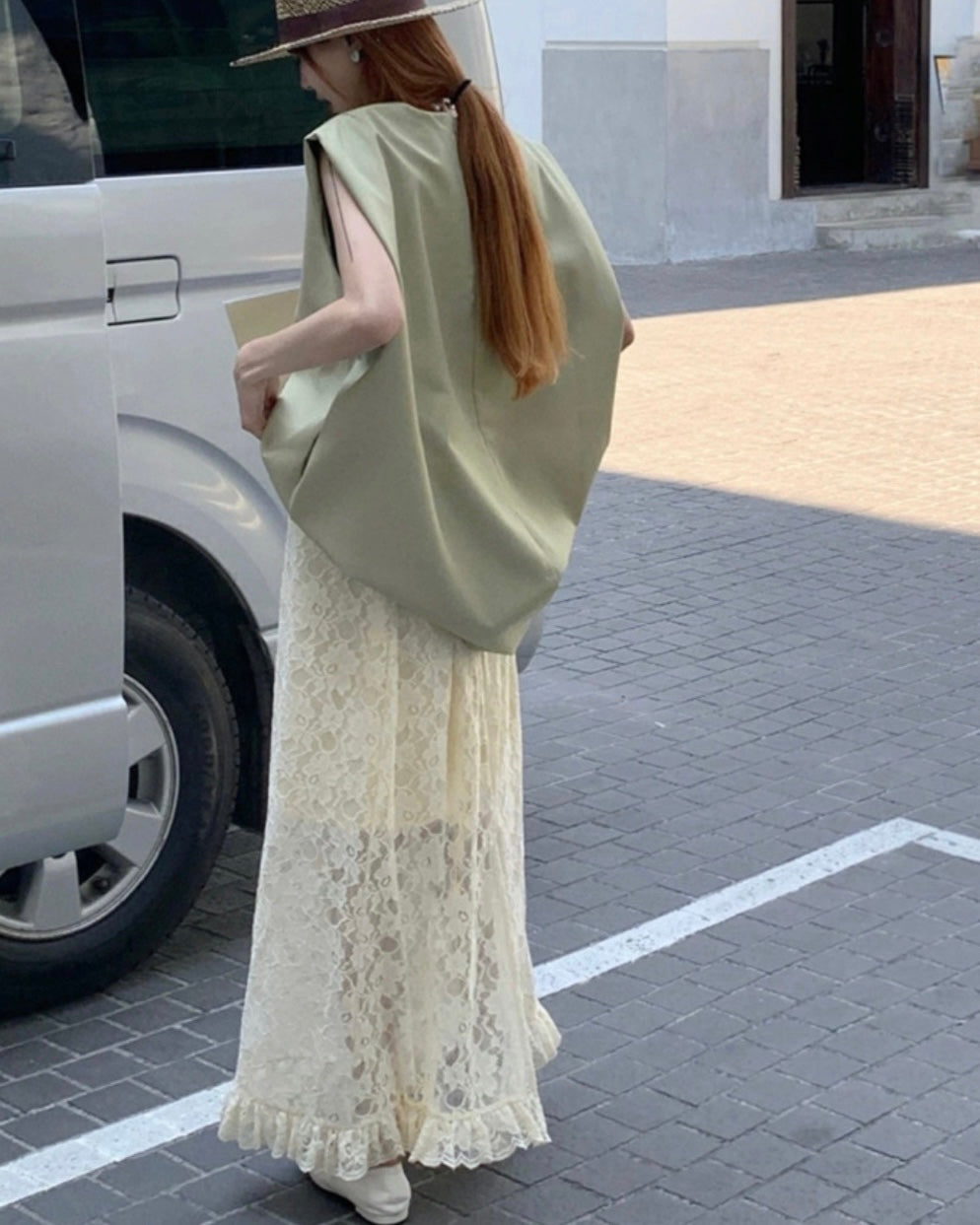 ラッセルレーススカート