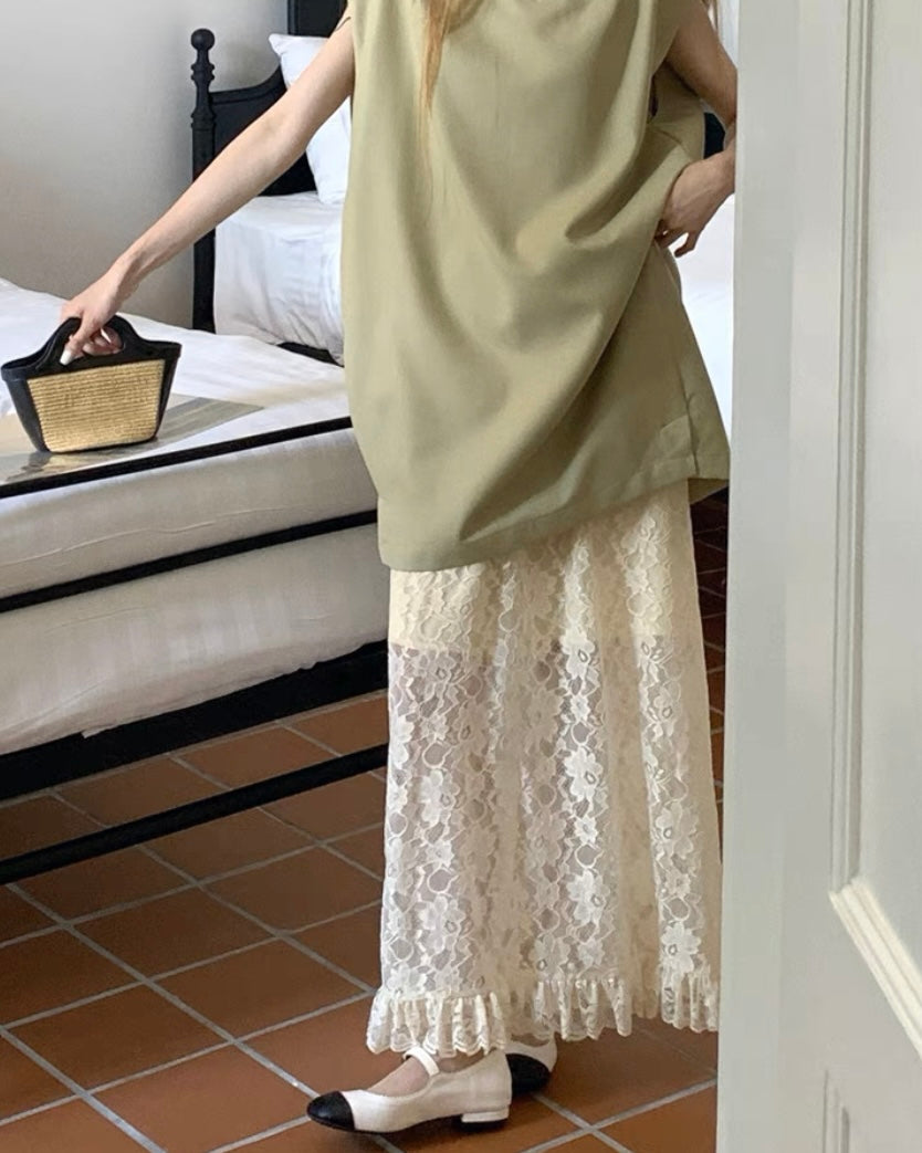 ラッセルレーススカート