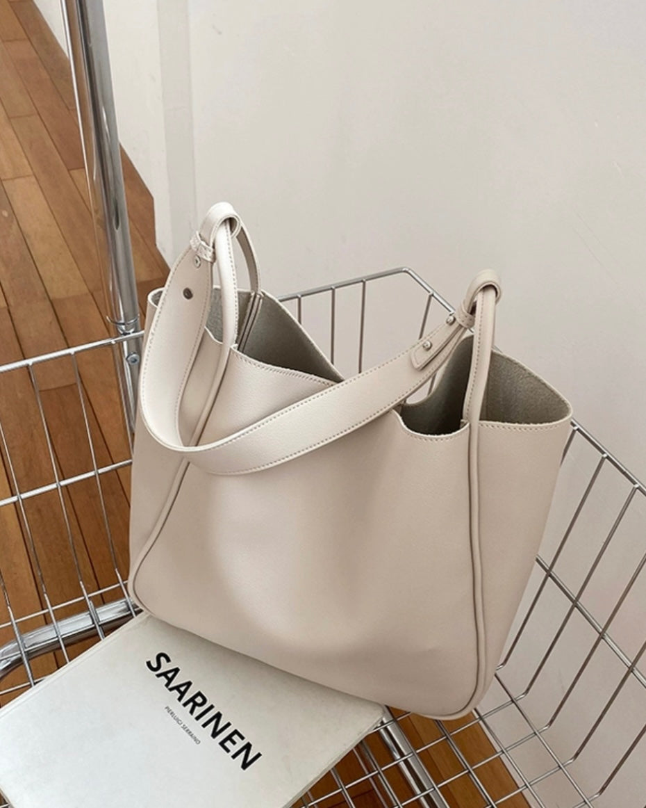 2wayレザーラージバッグ