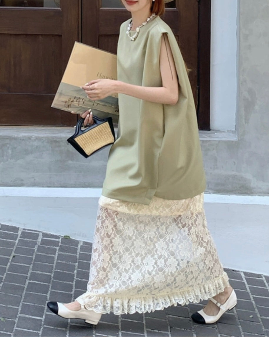 ラッセルレーススカート