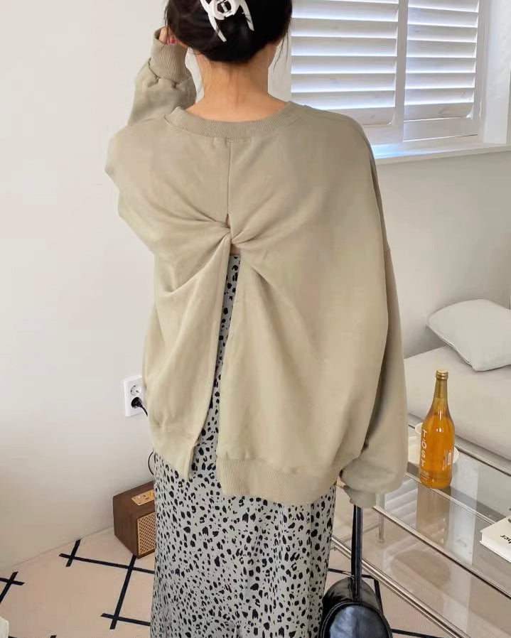 バックコンシャスプルオーバー