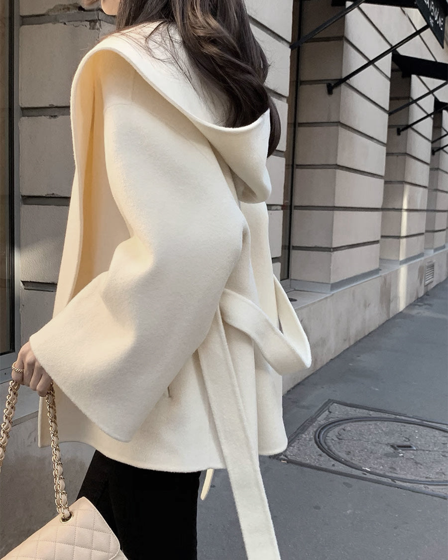 《10/27新作》フーディショールショートローブコート