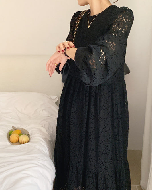 フラワーレースワンピース