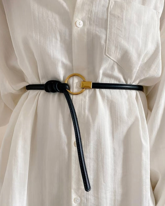 リングレザーブレードベルト