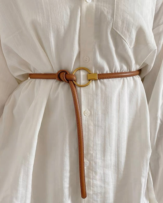 リングレザーブレードベルト