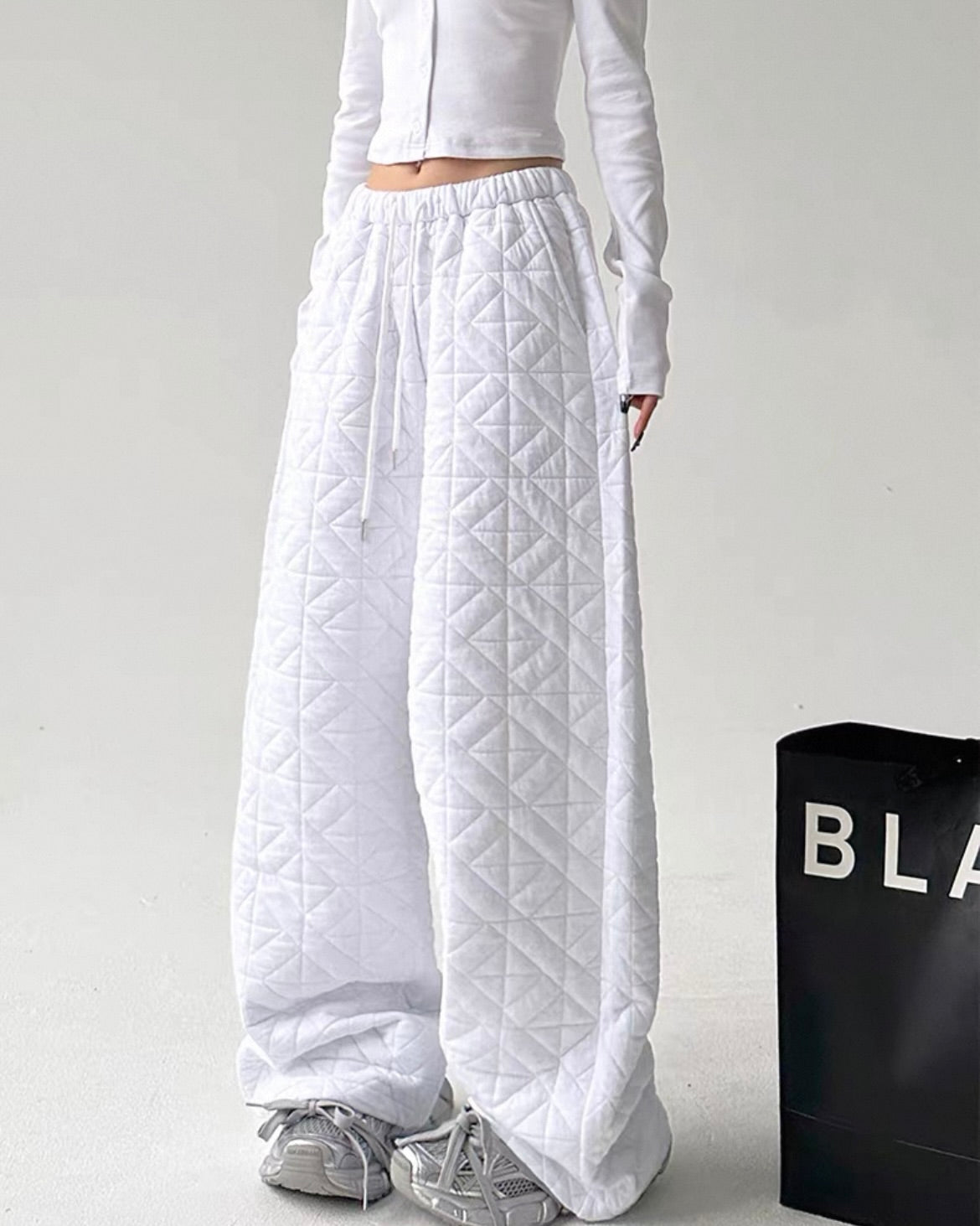 《11/14新作》キルティングウォームパンツ