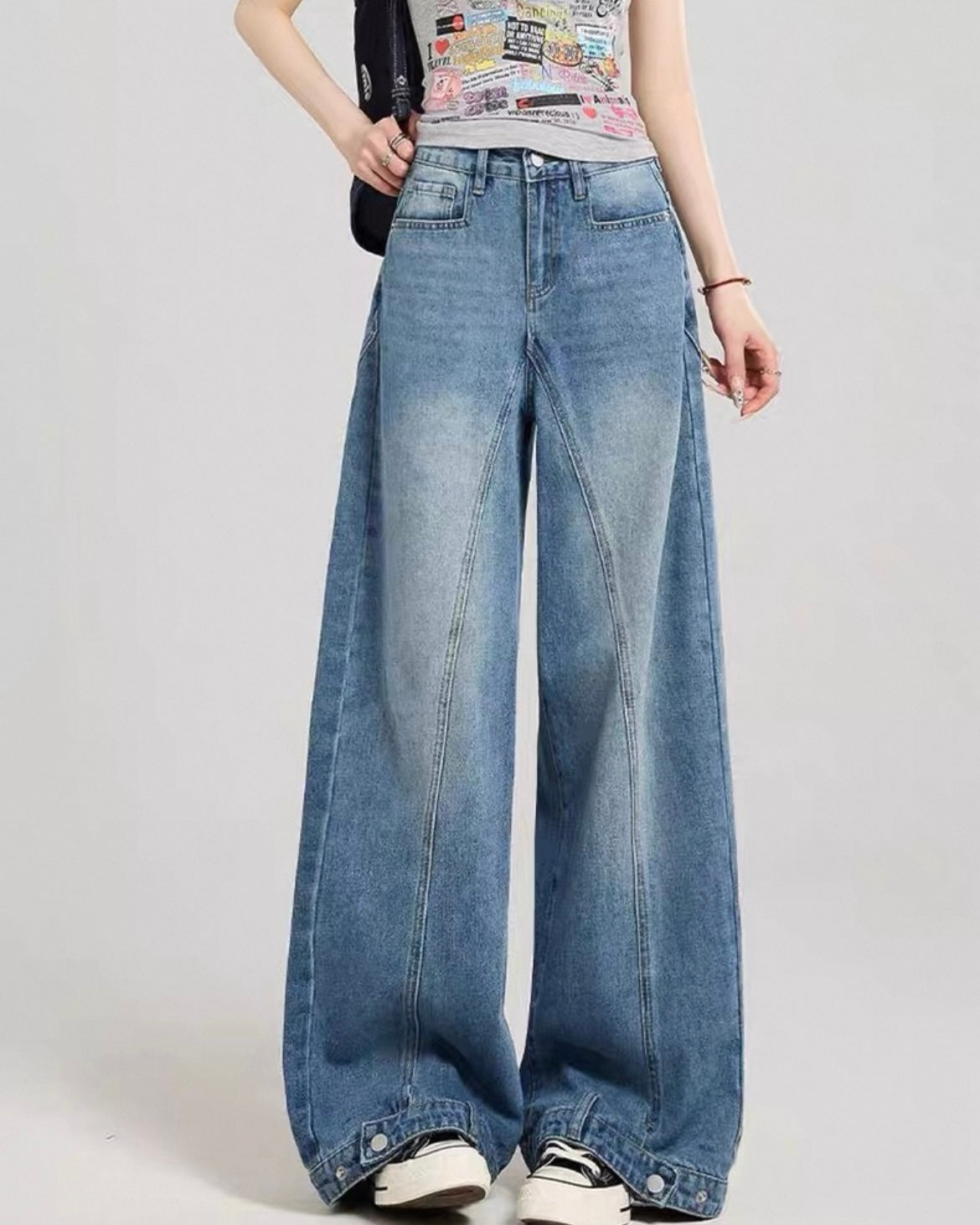 《11/14新作》バレルルックデニムパンツ