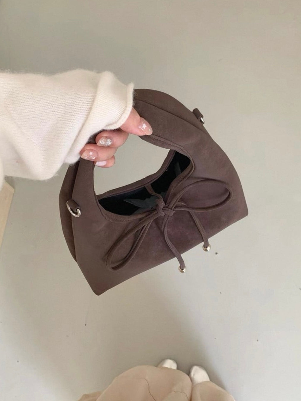 2wayスエードライクミニバッグ