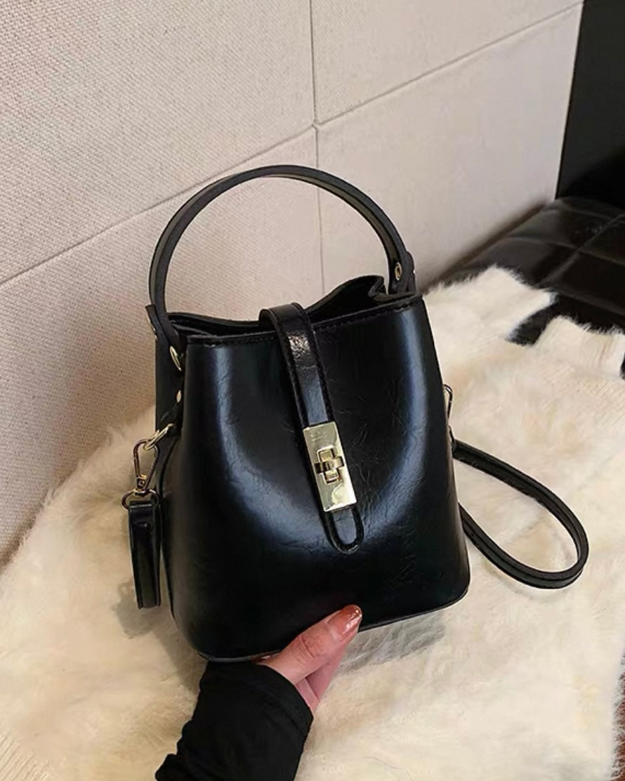 《11/14新作》2wayヴィンテージルックバケツバッグ