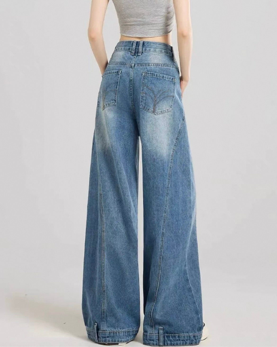 《11/14新作》バレルルックデニムパンツ