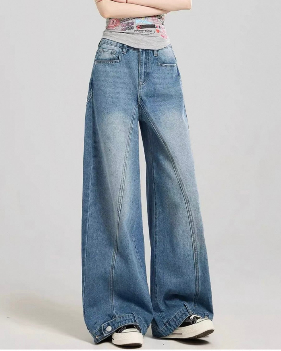 《11/14新作》バレルルックデニムパンツ