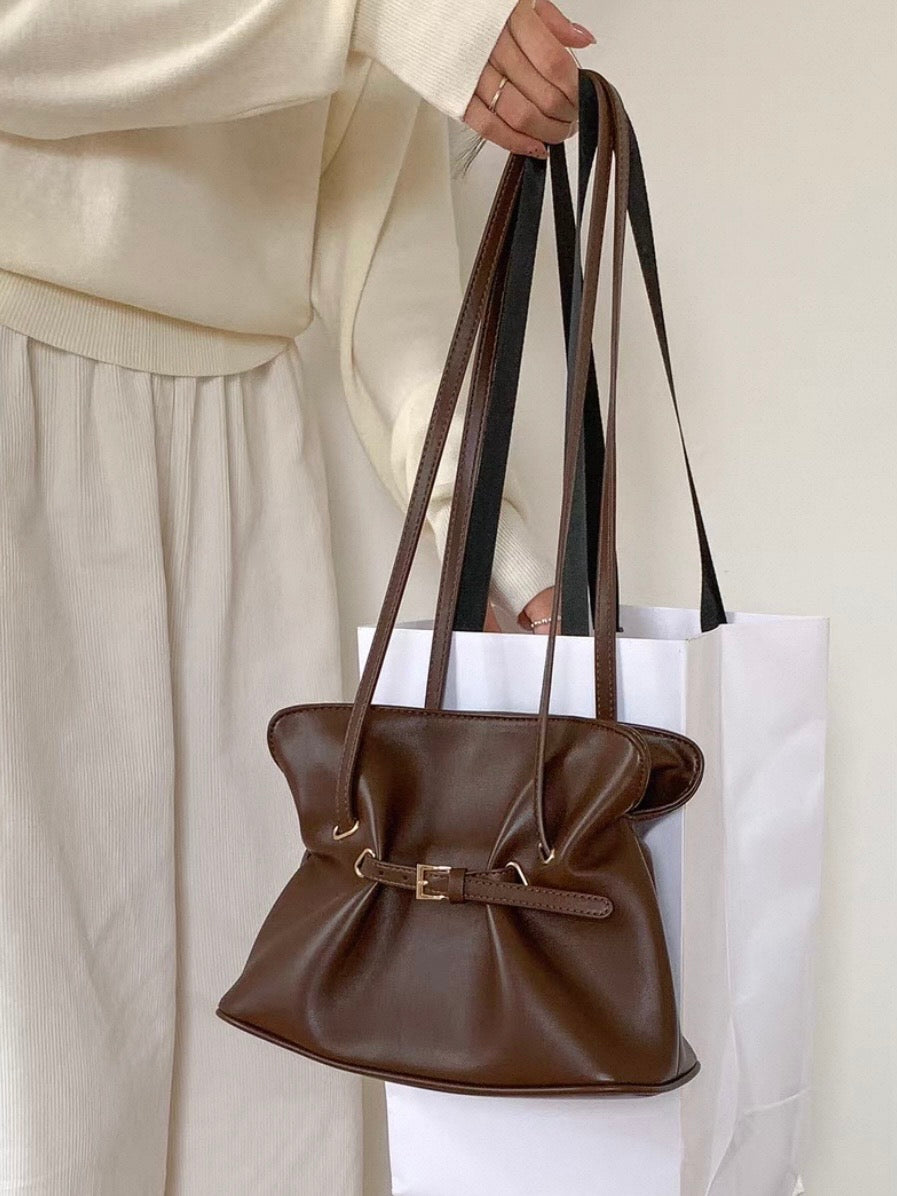 ロングハンドルベルトデザインバッグ