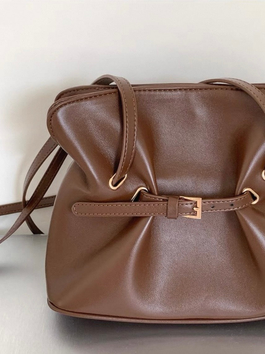 ロングハンドルベルトデザインバッグ