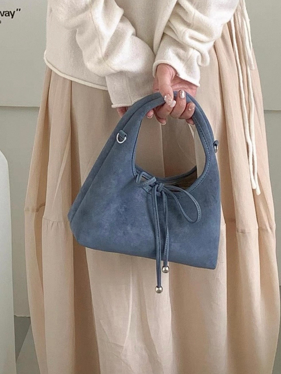 2wayスエードライクミニバッグ