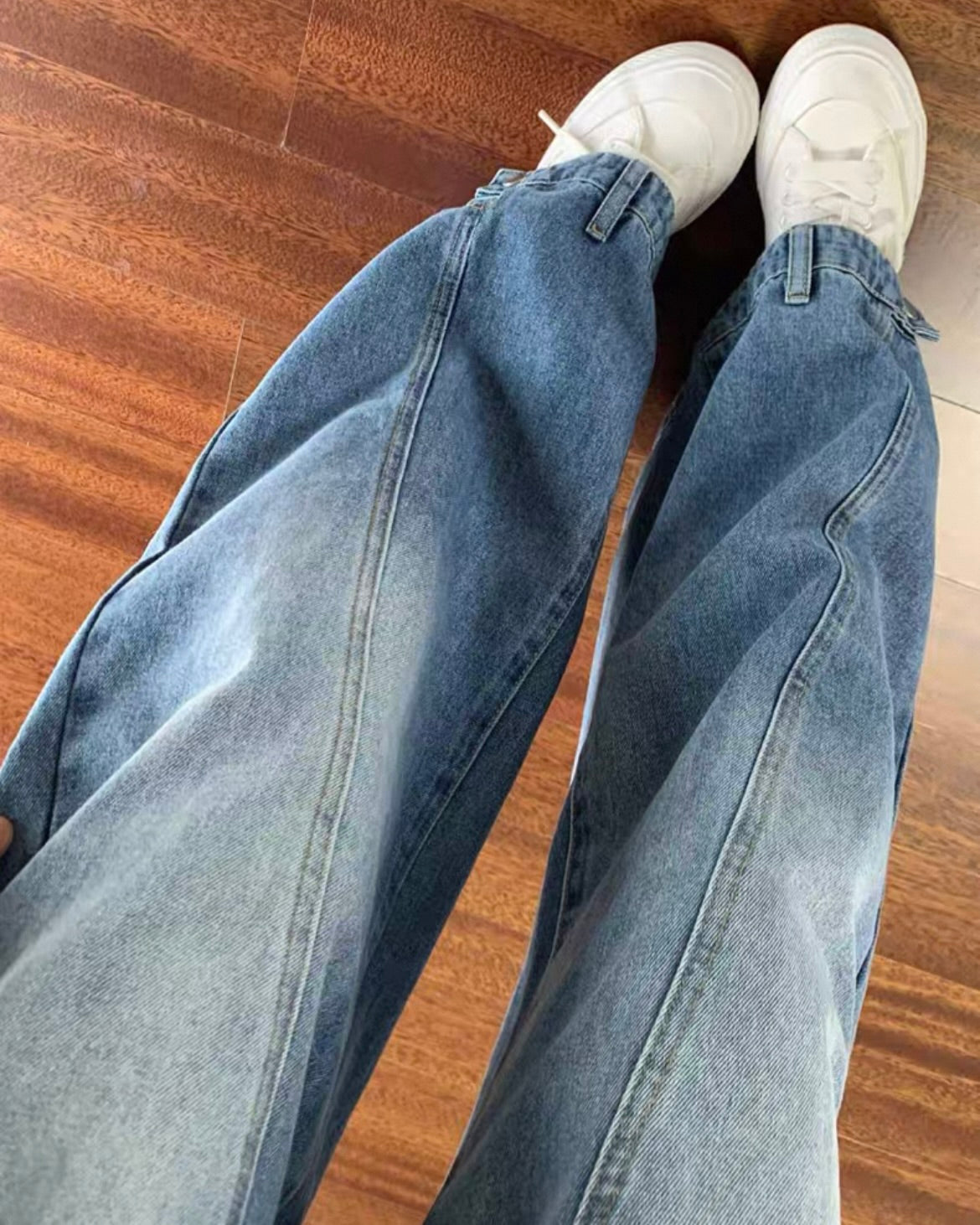 《11/14新作》バレルルックデニムパンツ