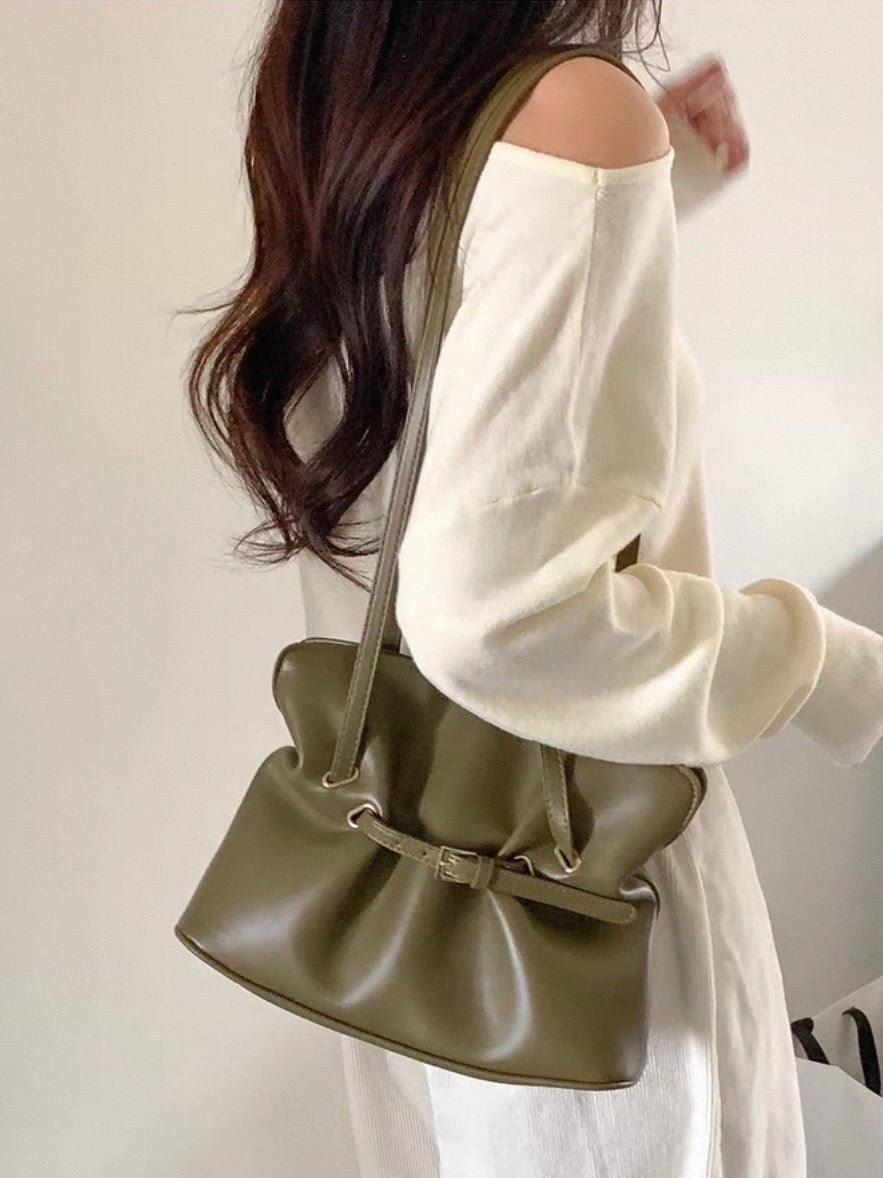 ロングハンドルベルトデザインバッグ