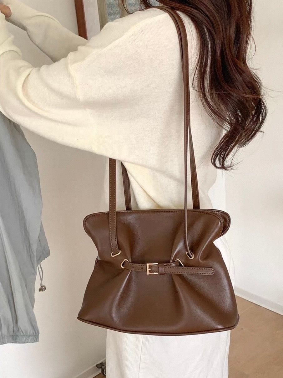 ロングハンドルベルトデザインバッグ