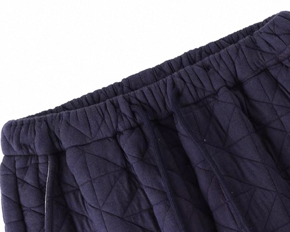 《11/14新作》キルティングウォームパンツ