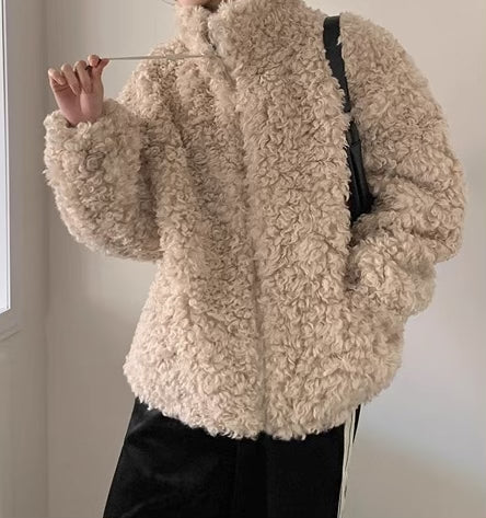 《11/28新作》プードルボアブルゾンコート