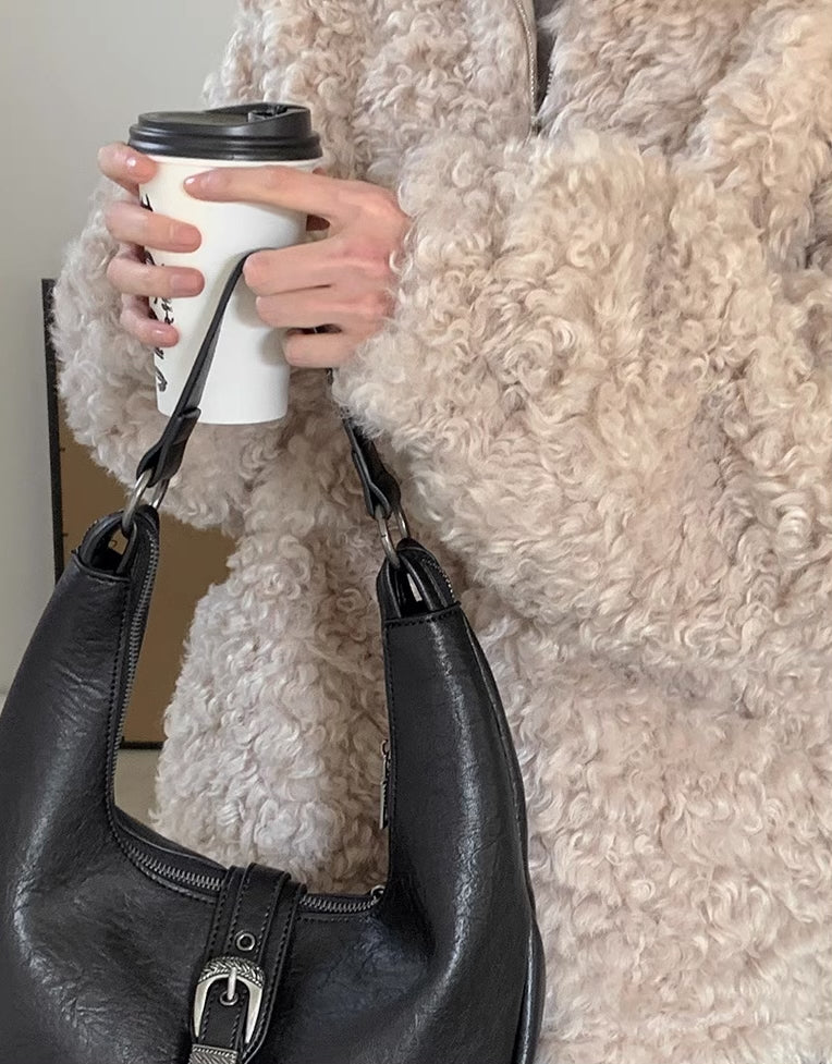 《11/28新作》プードルボアブルゾンコート