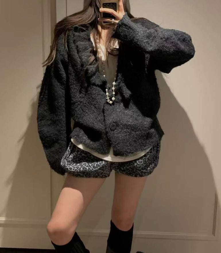 《11/28新作》フリルニットカーディガン