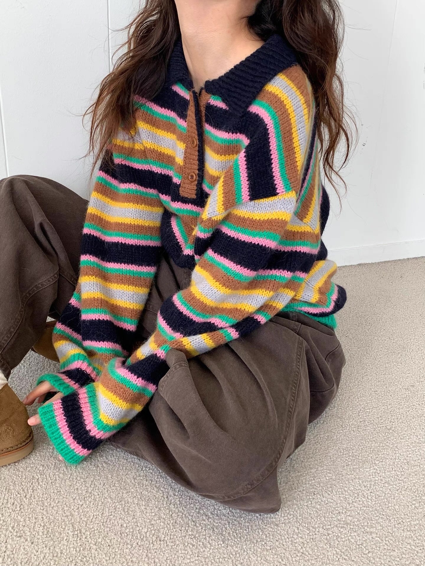 マルチボーダーポロニット – QúON