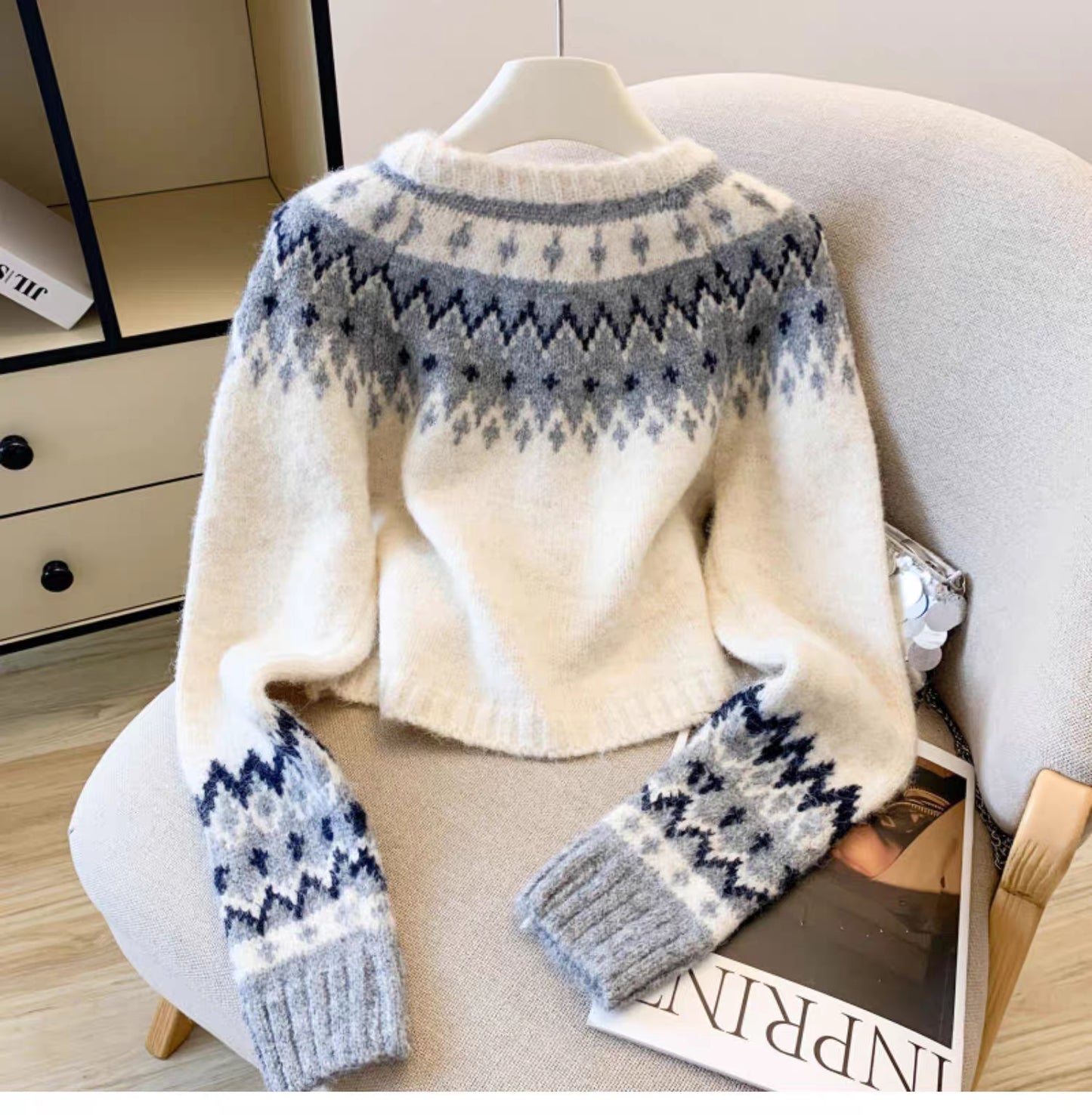 《11/7新作》ジャガードニットカーディガン