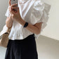 ラッフルデザインアシメTEE